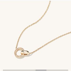 Mejuri Pave Diamond Linked Chain